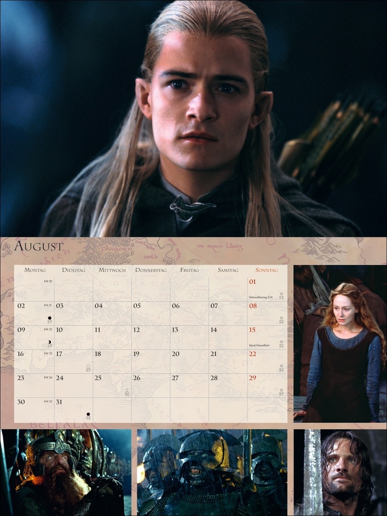 Weitere Ansicht: Der Herr der Ringe Broschur XL Kalender 2027