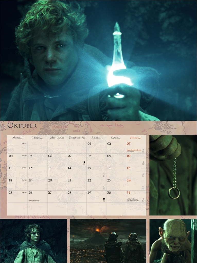 Weitere Ansicht: Der Herr der Ringe Broschur XL Kalender 2027