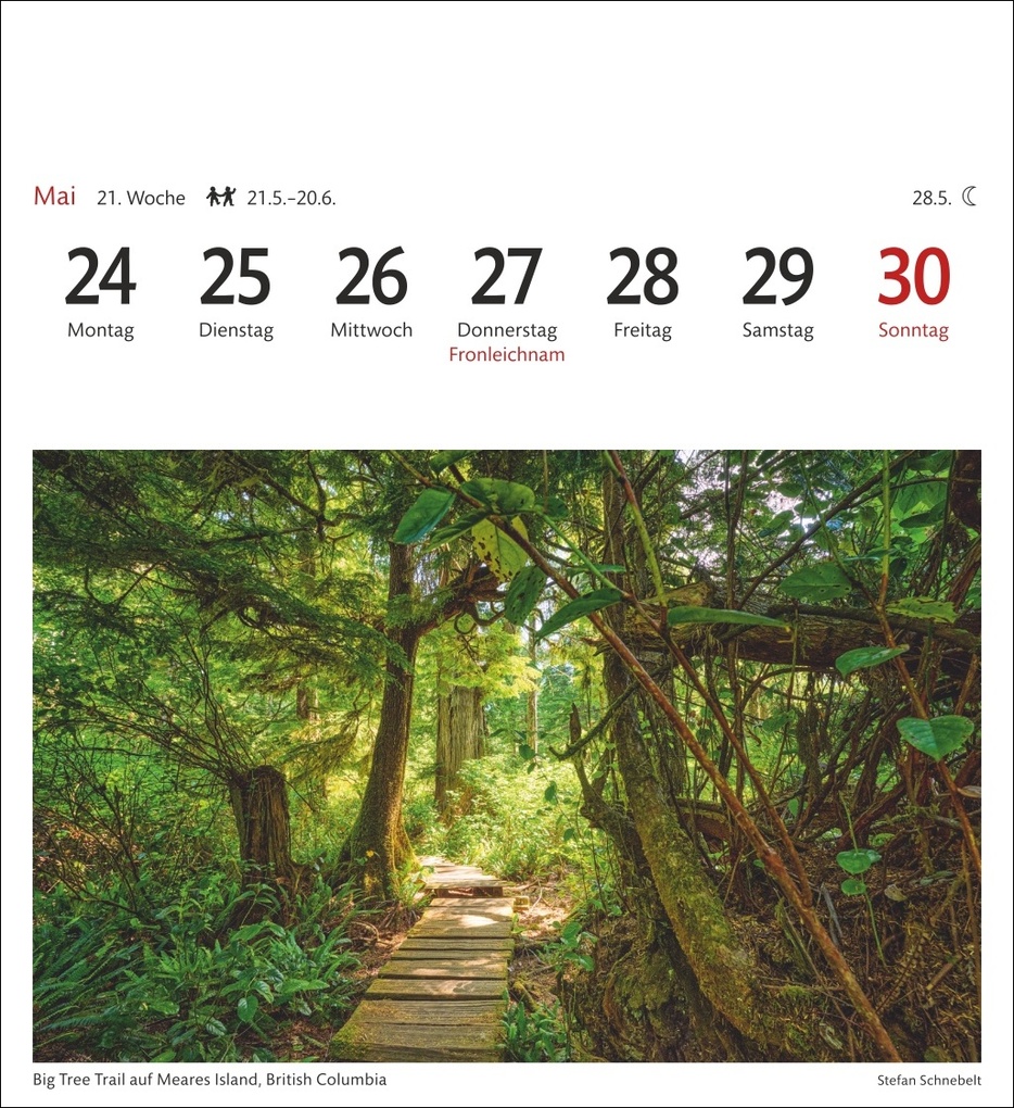 Weitere Ansicht: Kanada Sehnsuchtskalender 2027 - Wochenkalender mit 53 Postkarten