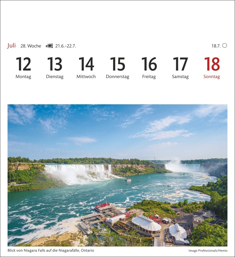 Weitere Ansicht: Kanada Sehnsuchtskalender 2027 - Wochenkalender mit 53 Postkarten