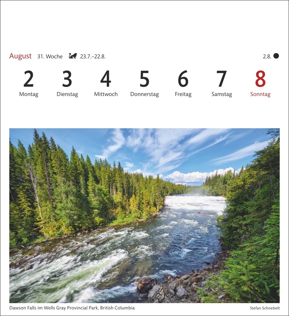 Weitere Ansicht: Kanada Sehnsuchtskalender 2027 - Wochenkalender mit 53 Postkarten