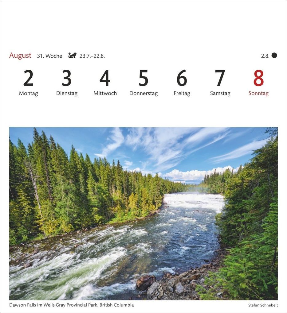 Weitere Ansicht: Kanada Sehnsuchtskalender 2027 - Wochenkalender mit 53 Postkarten