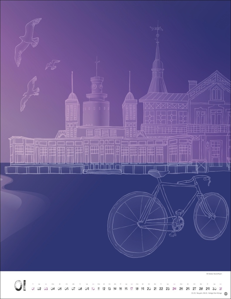 Weitere Ansicht: Bike Art Posterkalender 2027