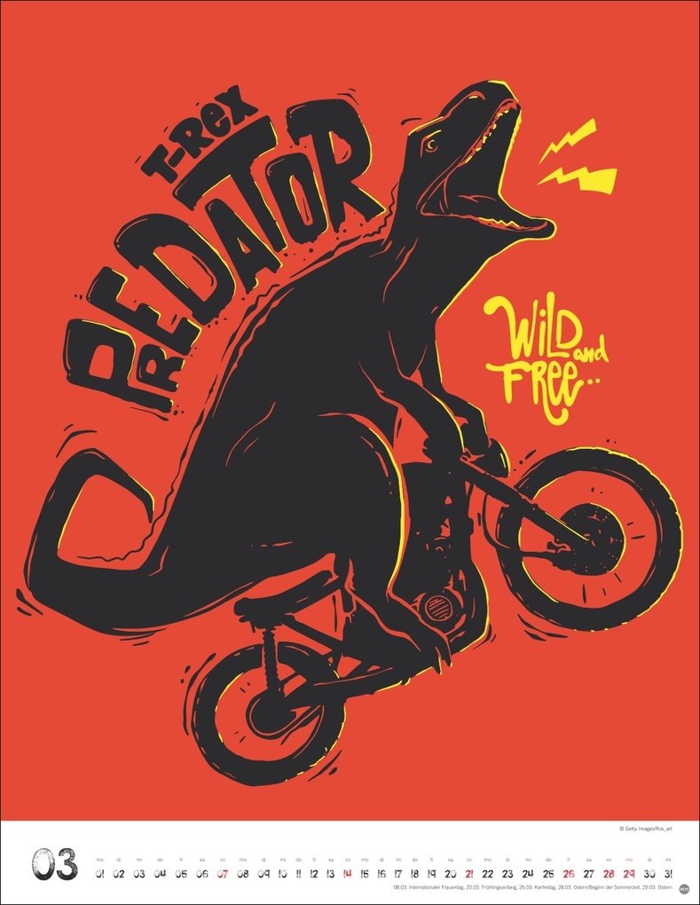 Weitere Ansicht: Bike Art Posterkalender 2027