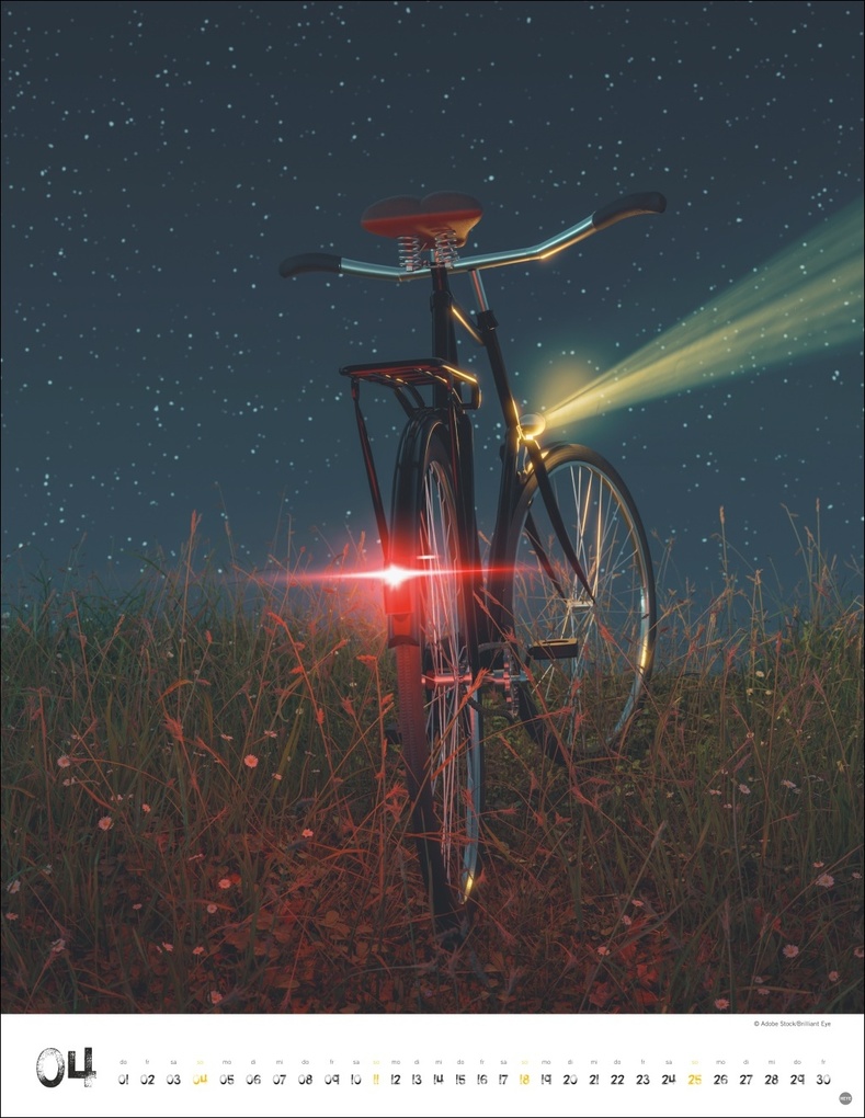 Weitere Ansicht: Bike Art Posterkalender 2027