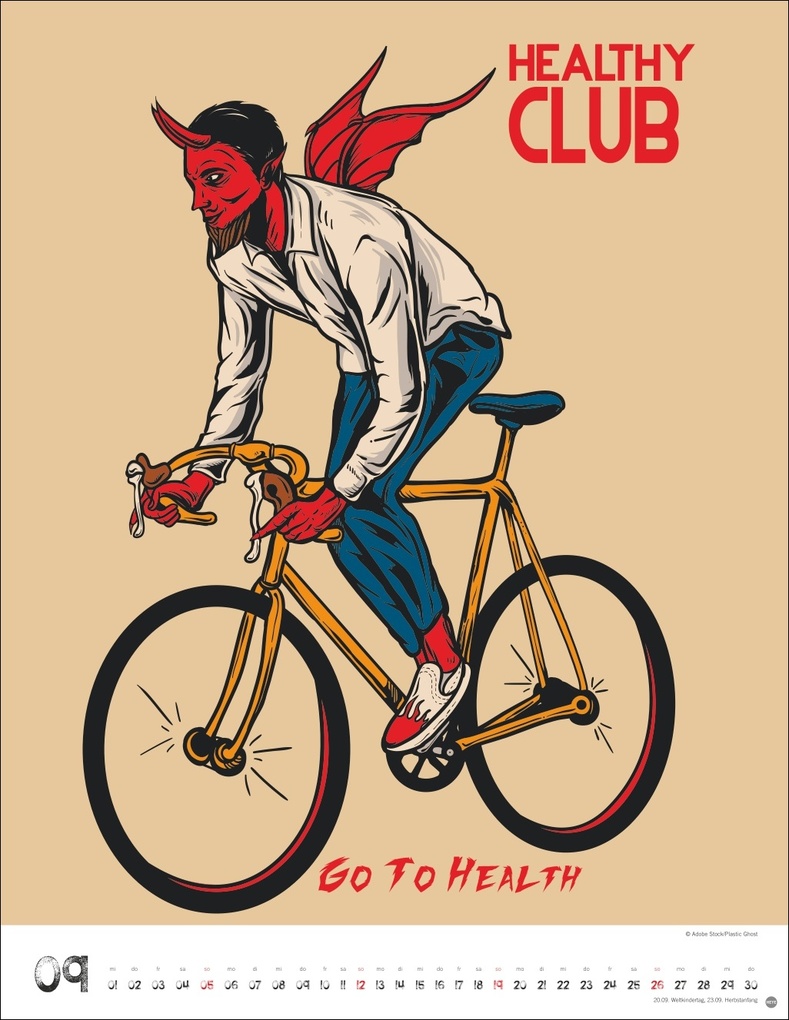 Weitere Ansicht: Bike Art Posterkalender 2027