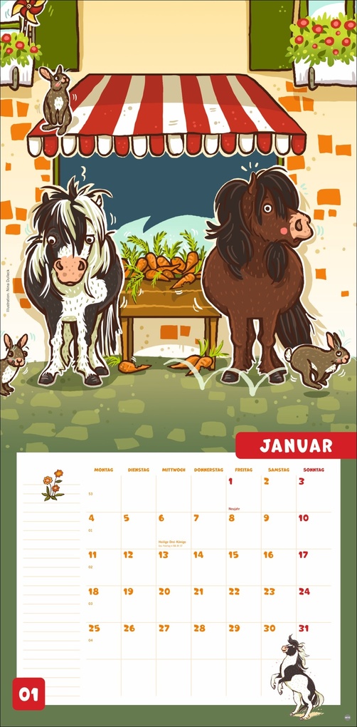 Weitere Ansicht: Haferhorde Broschurkalender 2027 | Suza Kolb