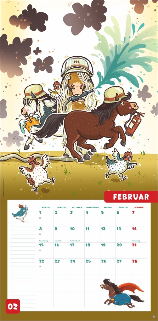 Weitere Ansicht: Haferhorde Broschurkalender 2027 | Suza Kolb
