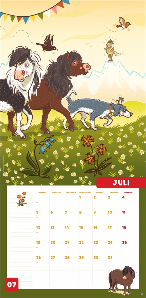 Weitere Ansicht: Haferhorde Broschurkalender 2027 | Suza Kolb