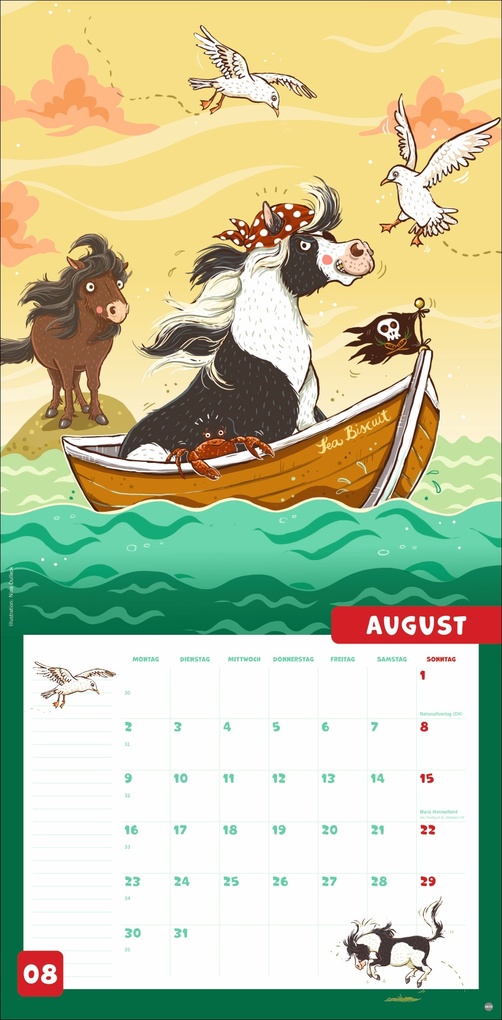 Weitere Ansicht: Haferhorde Broschurkalender 2027 | Suza Kolb