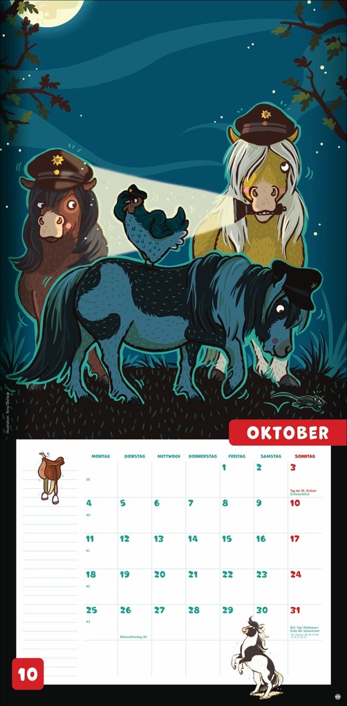 Weitere Ansicht: Haferhorde Broschurkalender 2027 | Suza Kolb