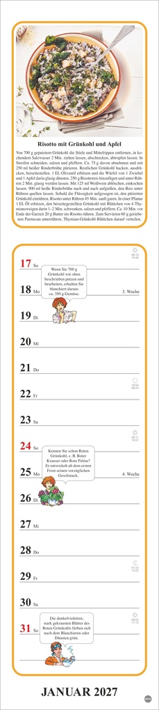 Weitere Ansicht: Tante Clara Küchenkalender 2027