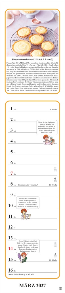 Weitere Ansicht: Tante Clara Küchenkalender 2027