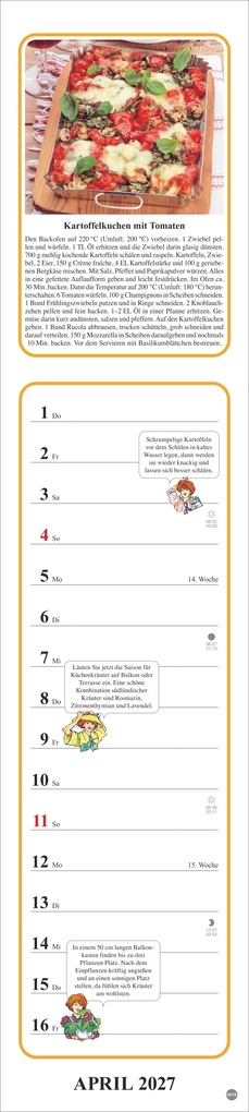 Weitere Ansicht: Tante Clara Küchenkalender 2027
