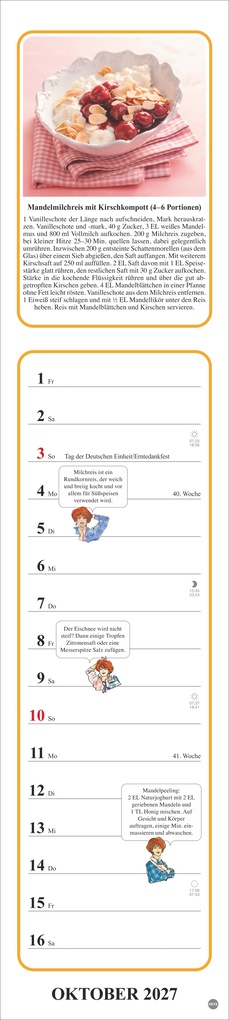 Weitere Ansicht: Tante Clara Küchenkalender 2027
