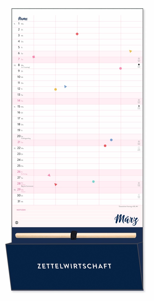 Weitere Ansicht: Familienplaner plus Tasche 2027