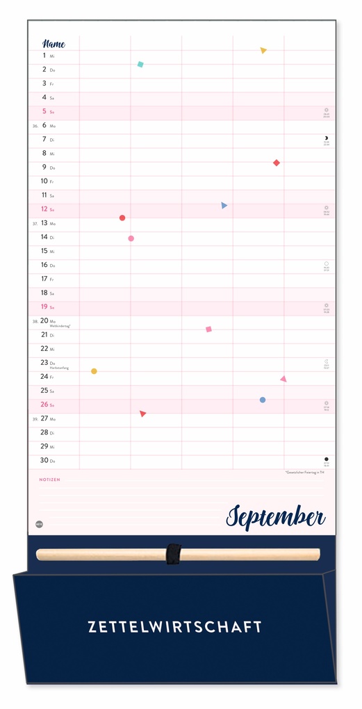 Weitere Ansicht: Familienplaner plus Tasche 2027