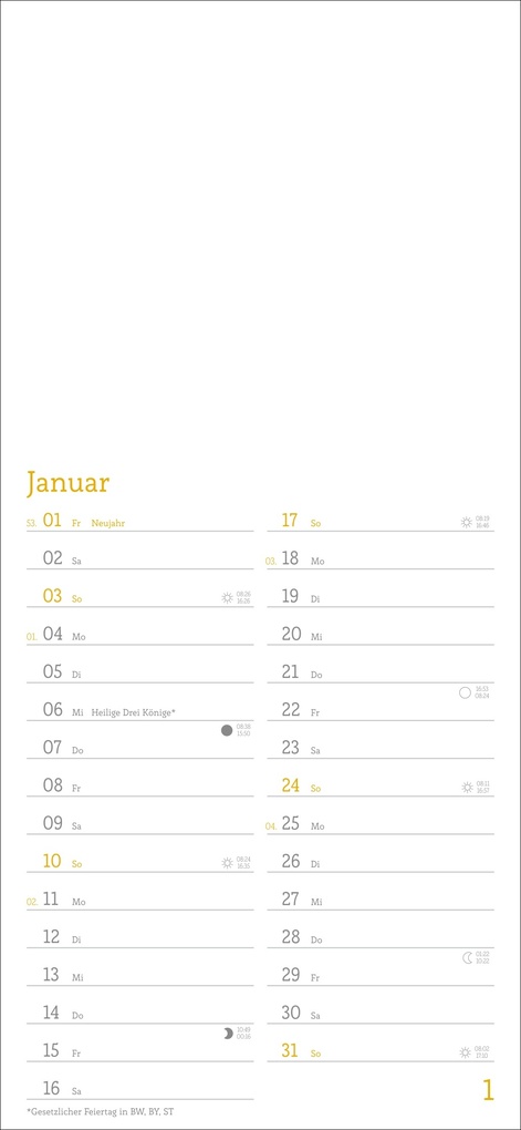 Weitere Ansicht: Kalender zum Selbstgestalten 2027