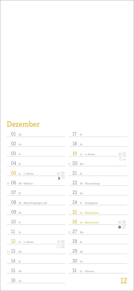 Weitere Ansicht: Kalender zum Selbstgestalten 2027