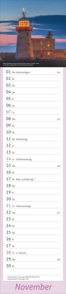 Weitere Ansicht: times&more Leuchttürme Langplaner 2027