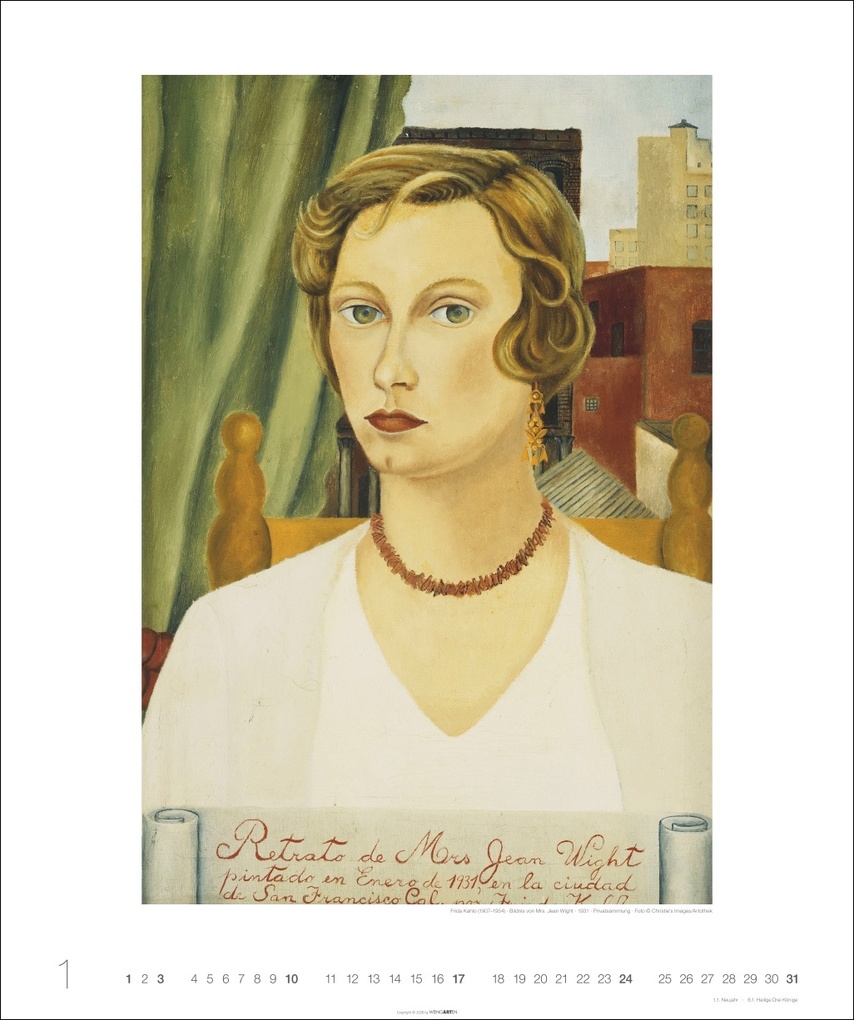 Weitere Ansicht: Frida Kahlo Edition Kalender 2027 | Frida Kahlo