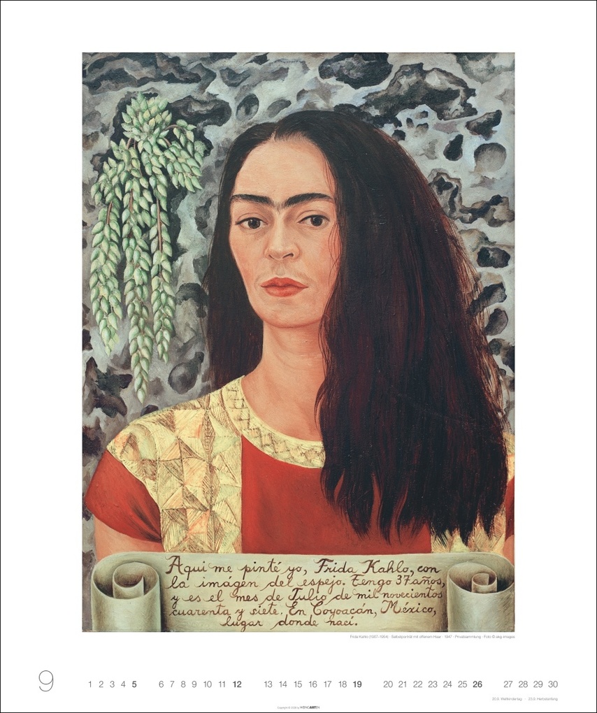 Weitere Ansicht: Frida Kahlo Edition Kalender 2027 | Frida Kahlo