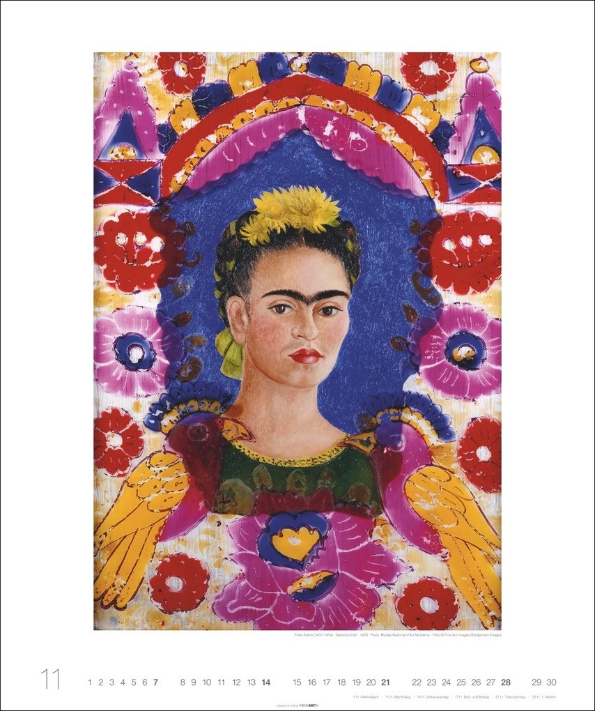 Weitere Ansicht: Frida Kahlo Edition Kalender 2027 | Frida Kahlo