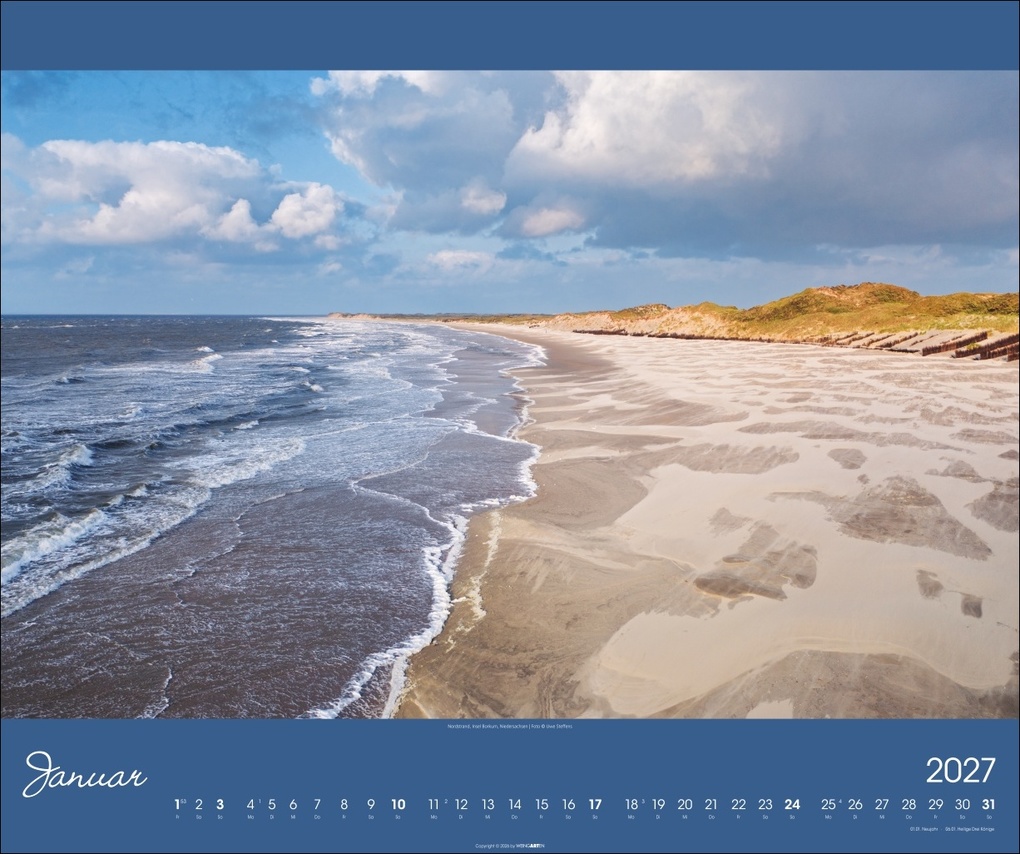 Weitere Ansicht: Nordsee Kalender 2027