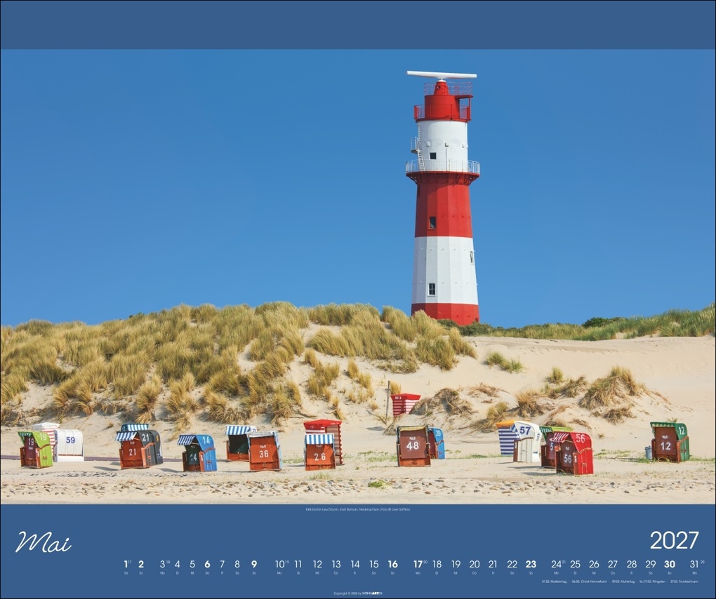 Weitere Ansicht: Nordsee Kalender 2027