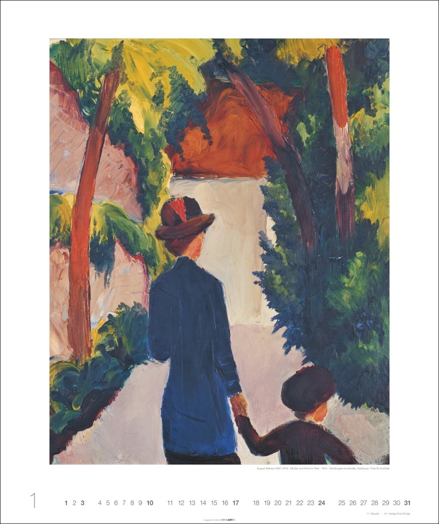 Weitere Ansicht: August Macke Edition Kalender 2027 | August Macke