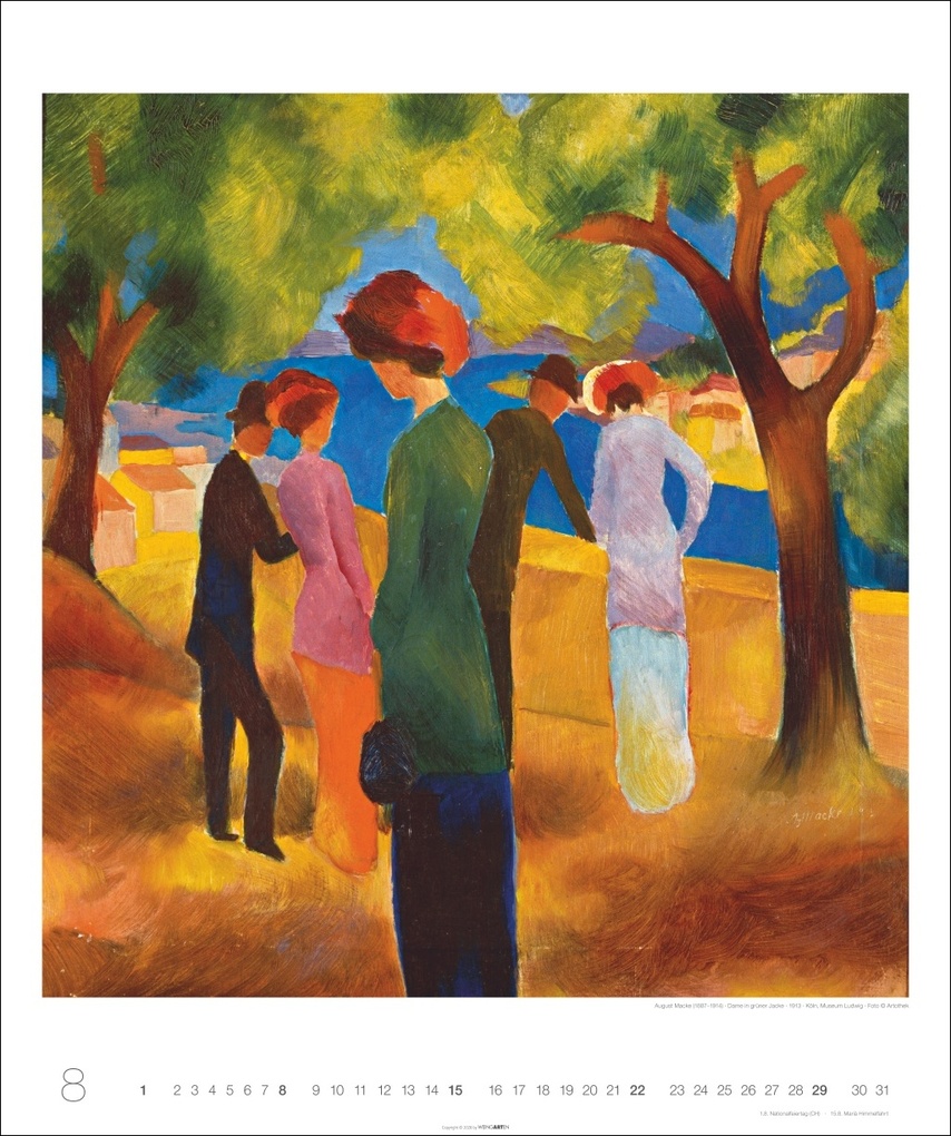 Weitere Ansicht: August Macke Edition Kalender 2027 | August Macke