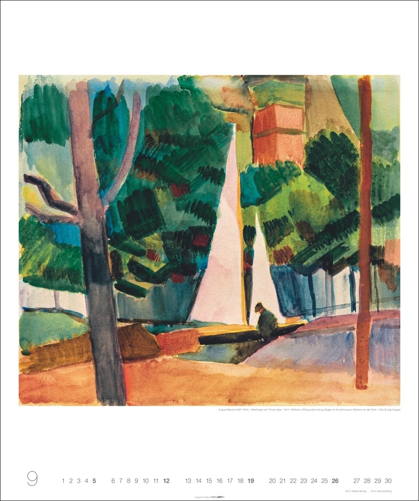 Weitere Ansicht: August Macke Edition Kalender 2027 | August Macke