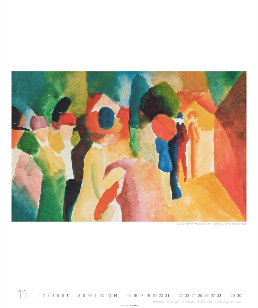 Weitere Ansicht: August Macke Edition Kalender 2027 | August Macke