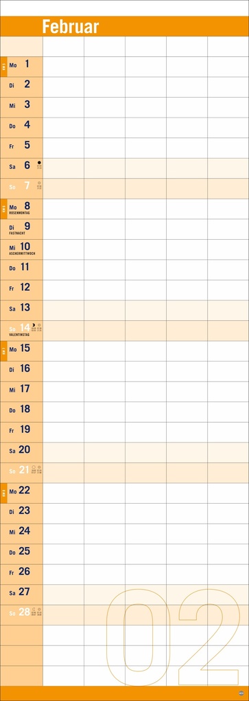 Weitere Ansicht: Allround-Familienplaner Vertical Kalender 2027