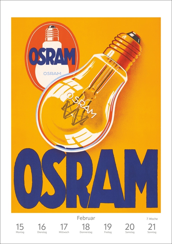 Weitere Ansicht: Alles Reklame! Wochen-Kulturkalender 2027 - 53 nostalgische Werbeplakate