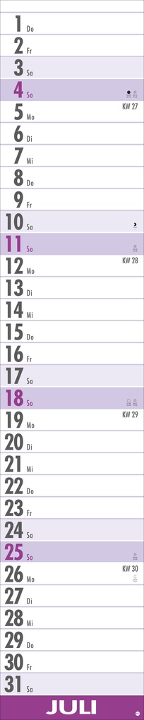 Weitere Ansicht: Supermemo Kalender 2027