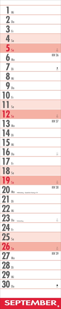 Weitere Ansicht: Supermemo Kalender 2027