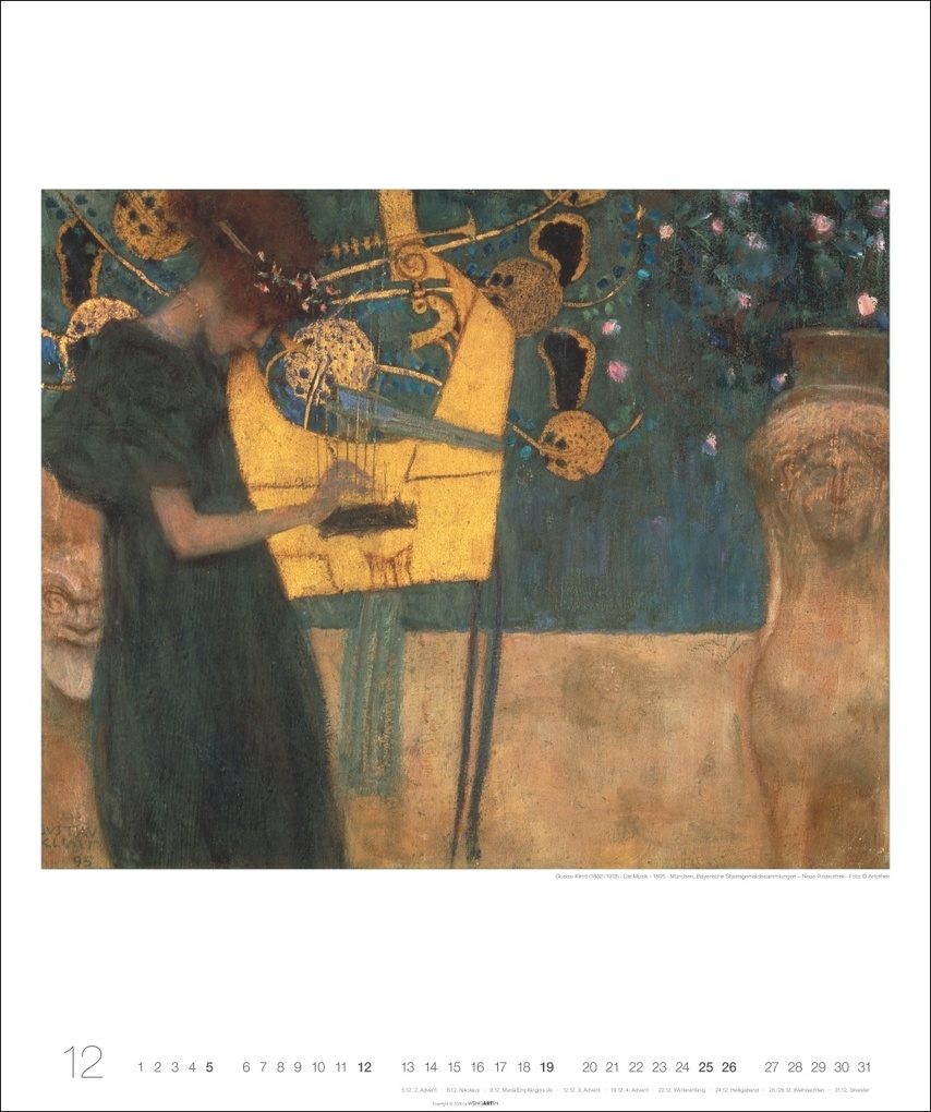 Weitere Ansicht: Gustav Klimt Edition Kalender 2027 | Gustav Klimt