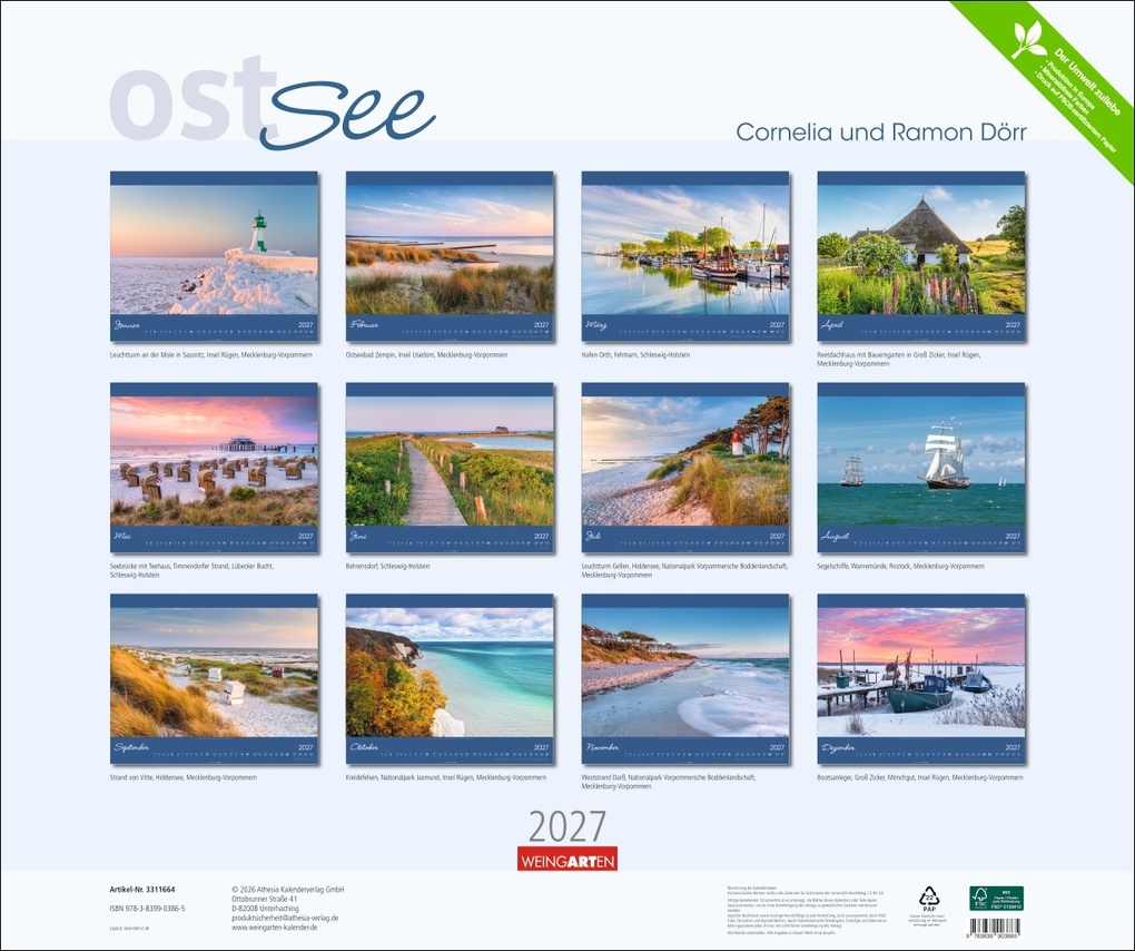 Weitere Ansicht: Ostsee Kalender 2027