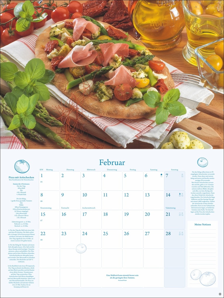 Weitere Ansicht: Küchenkalender Broschur XL 2027