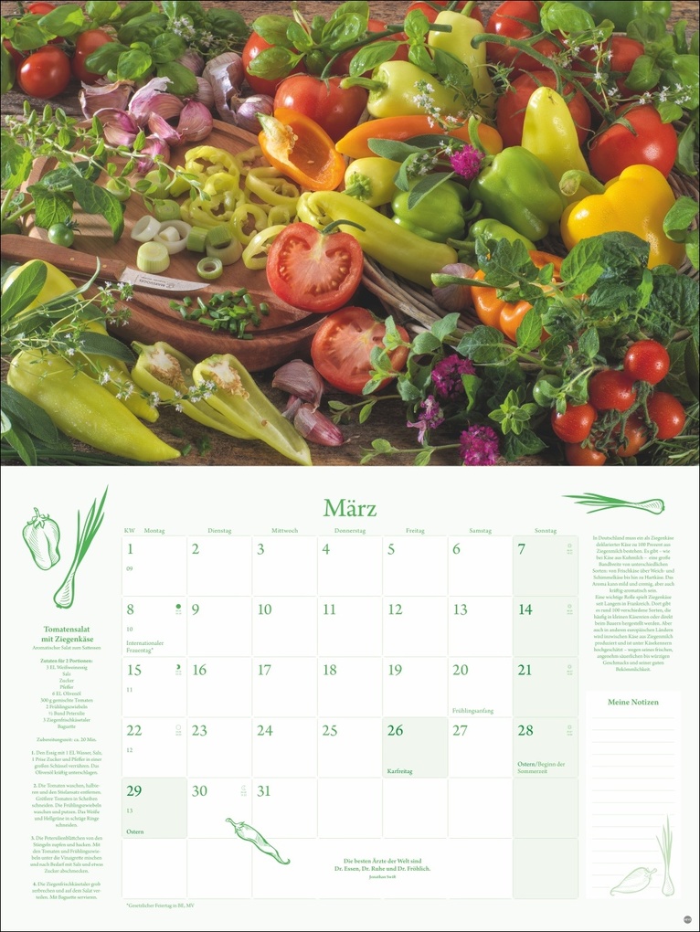 Weitere Ansicht: Küchenkalender Broschur XL 2027