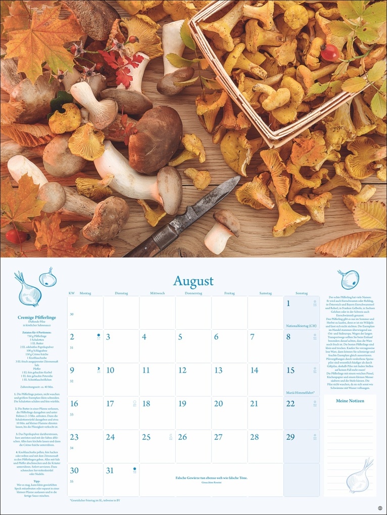 Weitere Ansicht: Küchenkalender Broschur XL 2027