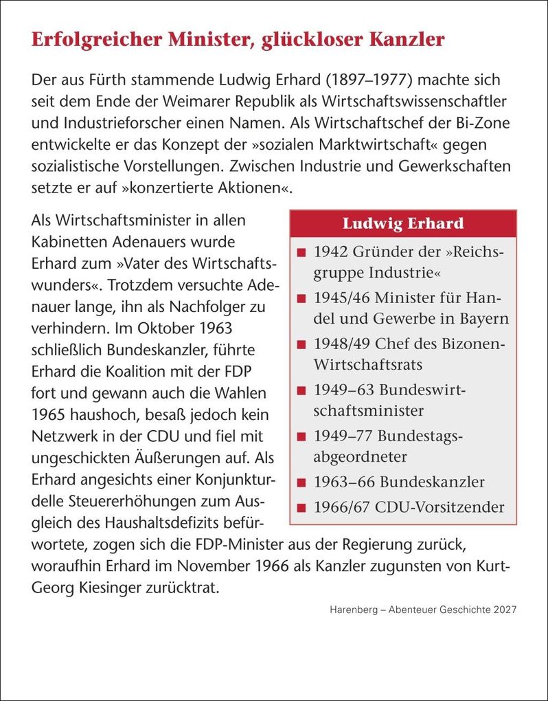 Weitere Ansicht: Abenteuer Geschichte Tagesabreißkalender 2027 - Menschen, Ereignisse, Epochen - von den Anfängen bis heute | Markus Hattstein