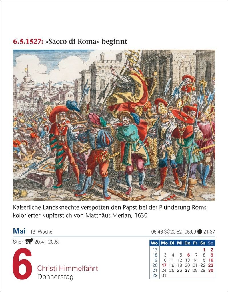 Weitere Ansicht: Abenteuer Geschichte Tagesabreißkalender 2027 - Menschen, Ereignisse, Epochen - von den Anfängen bis heute | Markus Hattstein