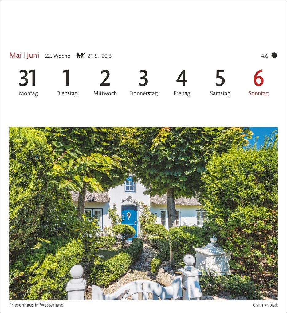 Weitere Ansicht: Sylt Sehnsuchtskalender 2027 - Wochenkalender mit 53 Postkarten