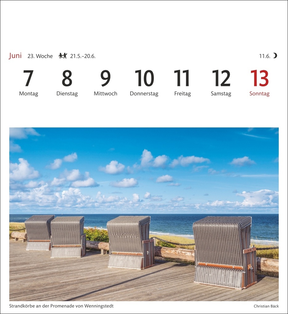 Weitere Ansicht: Sylt Sehnsuchtskalender 2027 - Wochenkalender mit 53 Postkarten