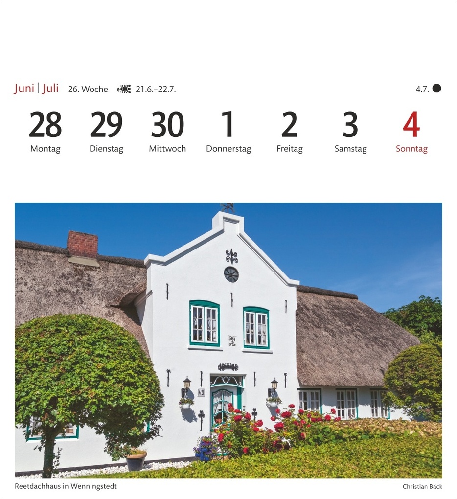 Weitere Ansicht: Sylt Sehnsuchtskalender 2027 - Wochenkalender mit 53 Postkarten