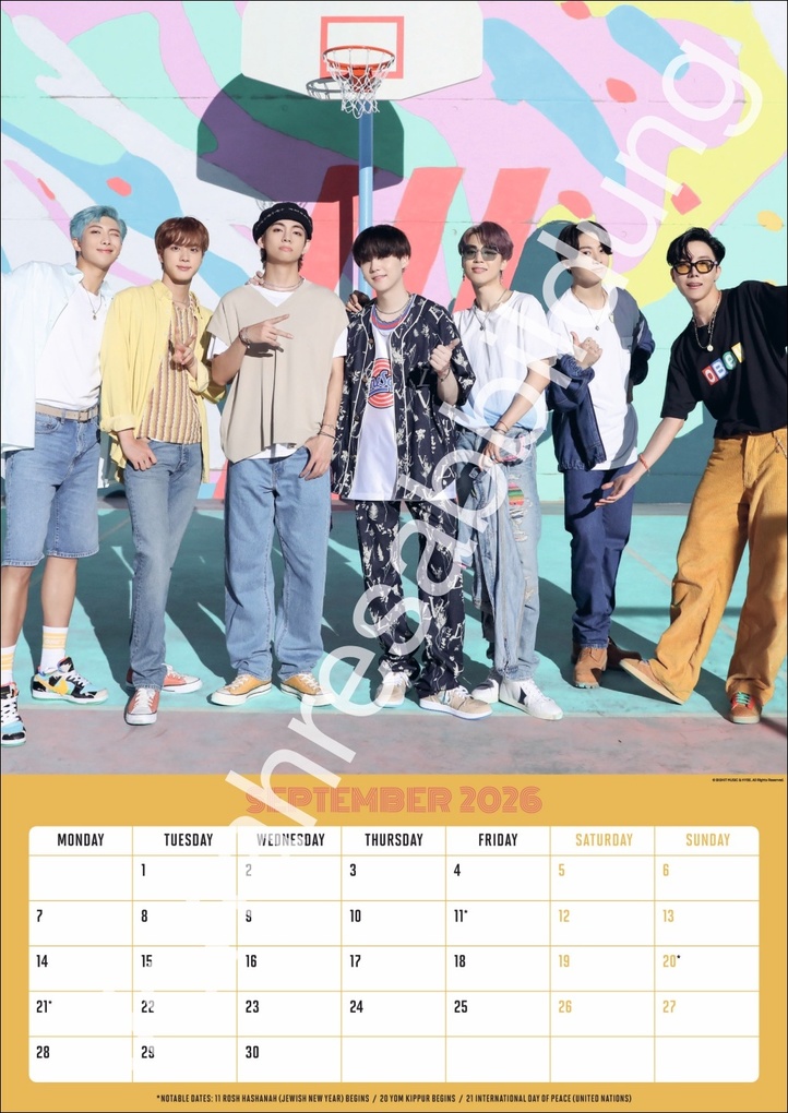 Weitere Ansicht: BTS Posterkalender 2027