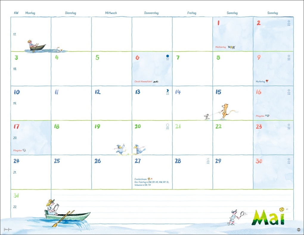 Weitere Ansicht: Helme Heine: Monatsplaner 2027 | Helme Heine