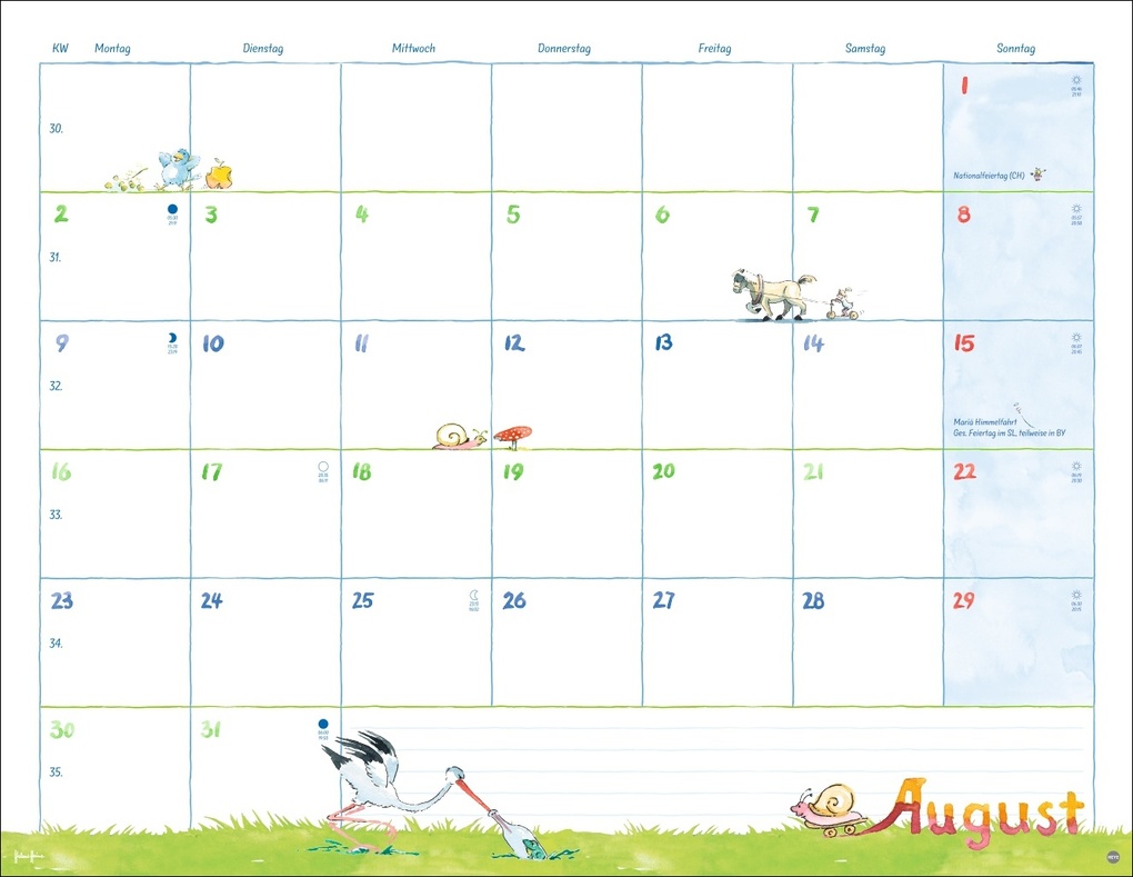 Weitere Ansicht: Helme Heine: Monatsplaner 2027 | Helme Heine